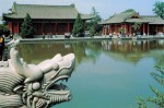 Nine Dragon Pond in Lintong, Shaanxi province - scenic garden built on the original site of Tang Dynasty temporary palace